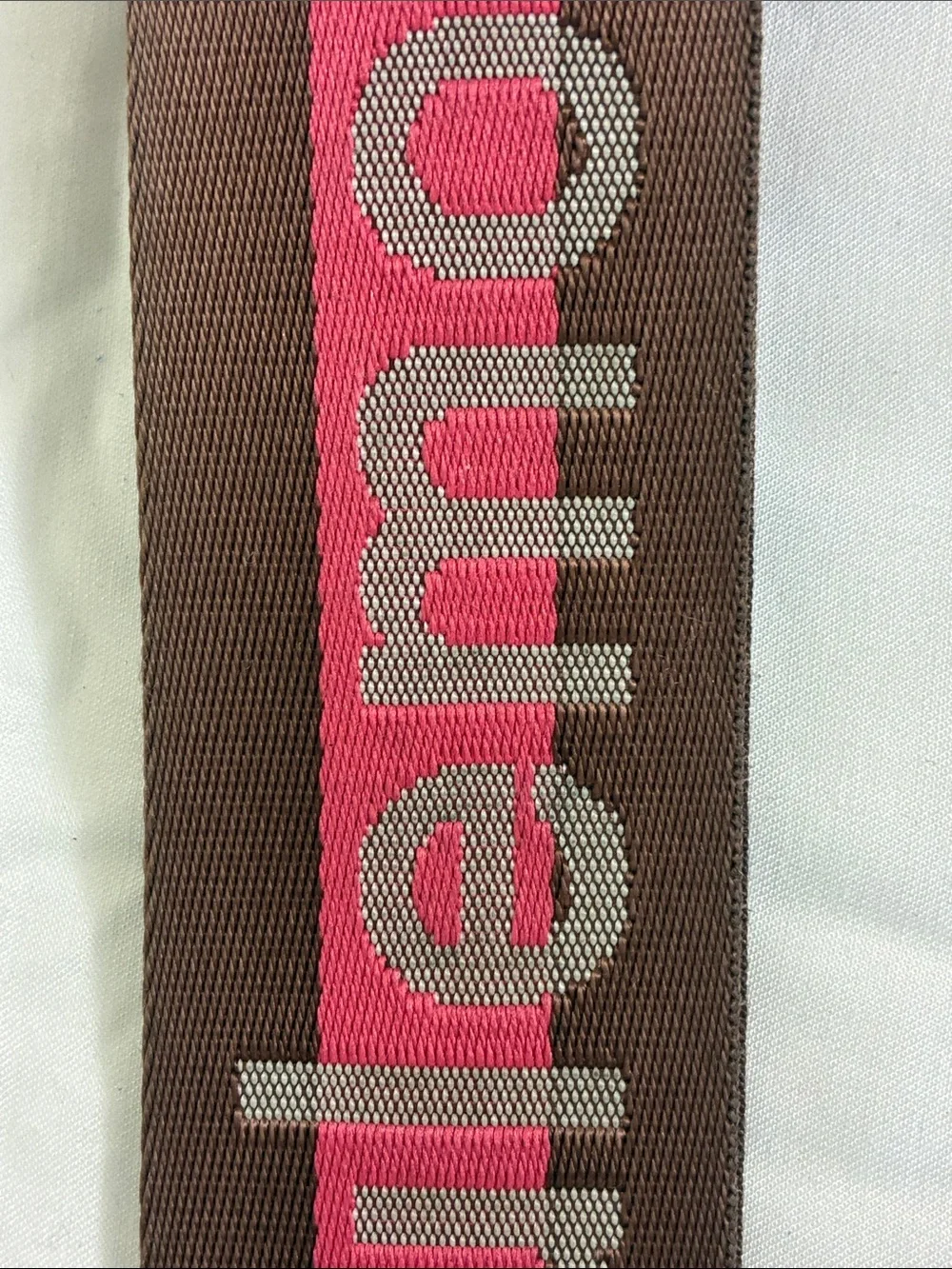 Lululemon Brown & Pink Keychain Strap